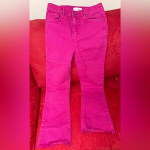 LOFT Fuchsia Denim Jeans